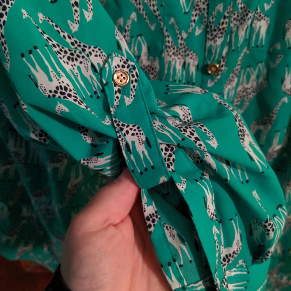Charter Club giraffe shirt - Picture 3 of 3